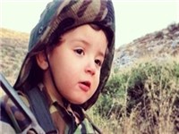 ارثِ فرزند شهید مدافع حرم از پدر+تصاویر