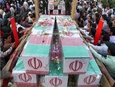 ورود پیکر 70شهید به کشور در ایام فاطمیه