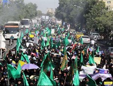 راهپیمایی عفاف و حجاب در مشهد برگزار شد