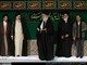 تصاویر/ حضور احمدی‌نژاد در مراسم عزاداری بیت رهبری