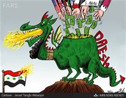 کاریکاتور/ تغذیه داعش توسط سعودی‌ها